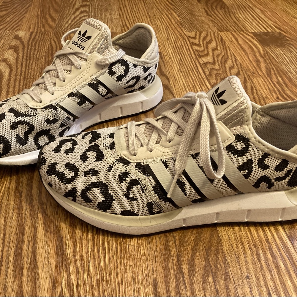 Adidas cheetah print sneaker